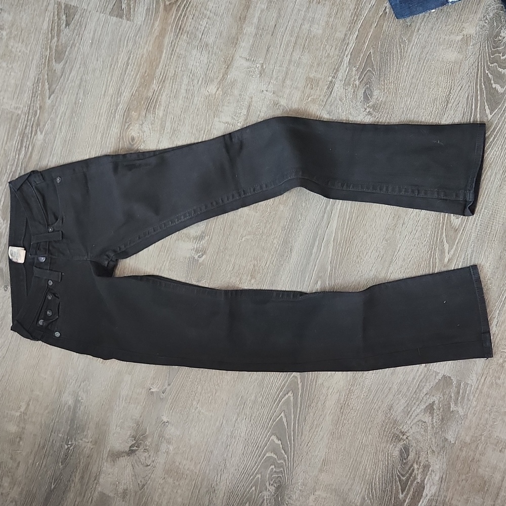 Authentic True Religion BILLY Jean's Skinny all black Size 25 never worn